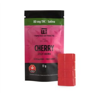 Twisted Extracts THC Cherry Bomb – (80mg THC) - Sativa