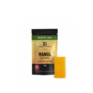 Twisted Extracts THC Mango Jelly Bomb – (80mg THC) - Sativa
